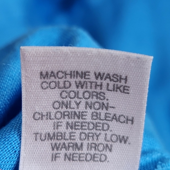 J. Jill Love Linen 100% Linen Button Up Long Sleeve Top Shirt Blue Size Large - Picture 9 of 9